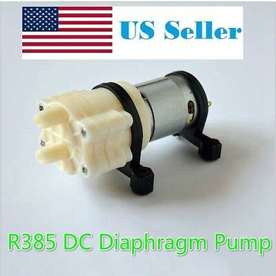 12v Dc R385 Mini Aquarium Pump Fish Tank Motor For Diaphragm Pump Water/air Pump