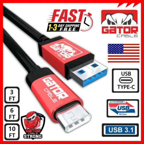 Usb-c Type C Cable Fast Charger 3.1 Data Sync Samsung S8 S9 S10 S20 Note 9 10 20